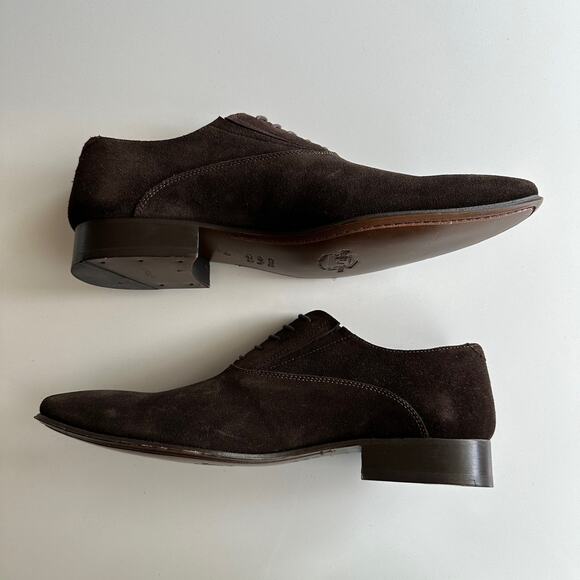 Brett & Sons NWOB Handmade Agustin Derby Chocolate Suede Shoes‎ EU 41 US 8 main image 7